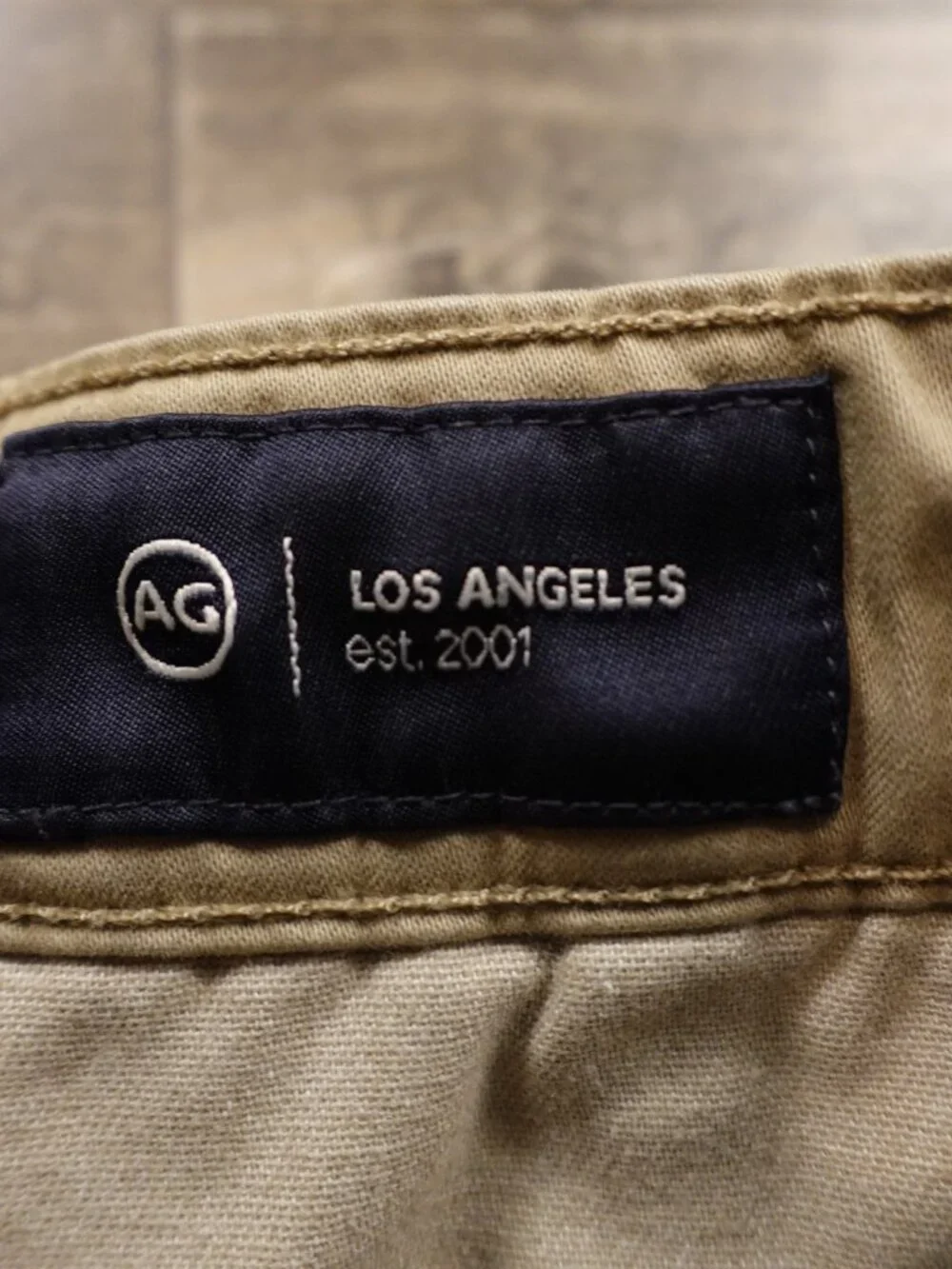 AG Adriano Goldschmied Wanderer Trouser Shorts Men’s 34 Khaki 8